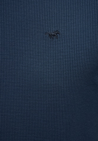 MUSTANG T-Shirt 'Austin' in Blau