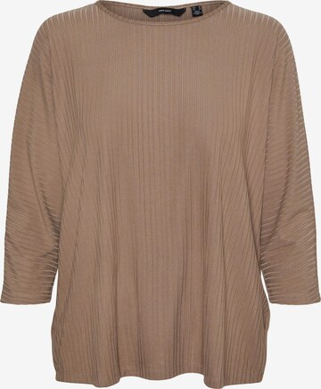 VERO MODA Shirt 'PARI' in Bruin: voorkant