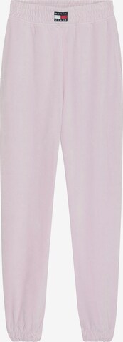 Tommy Jeans Tapered Broek in Roze: voorkant