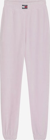 Tapered Pantaloni di Tommy Jeans in rosa: frontale