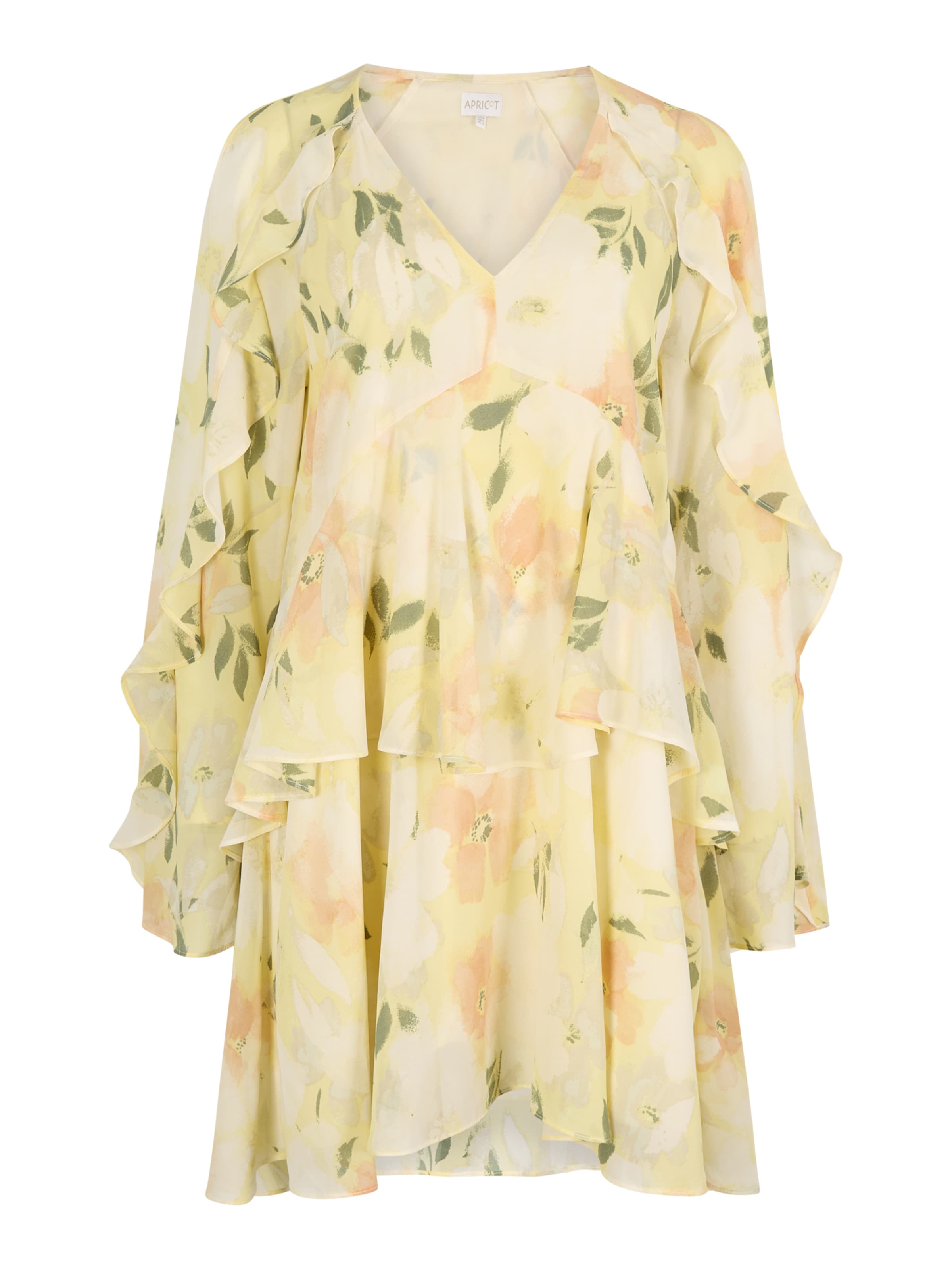 Robe Apricot en jaune : devant