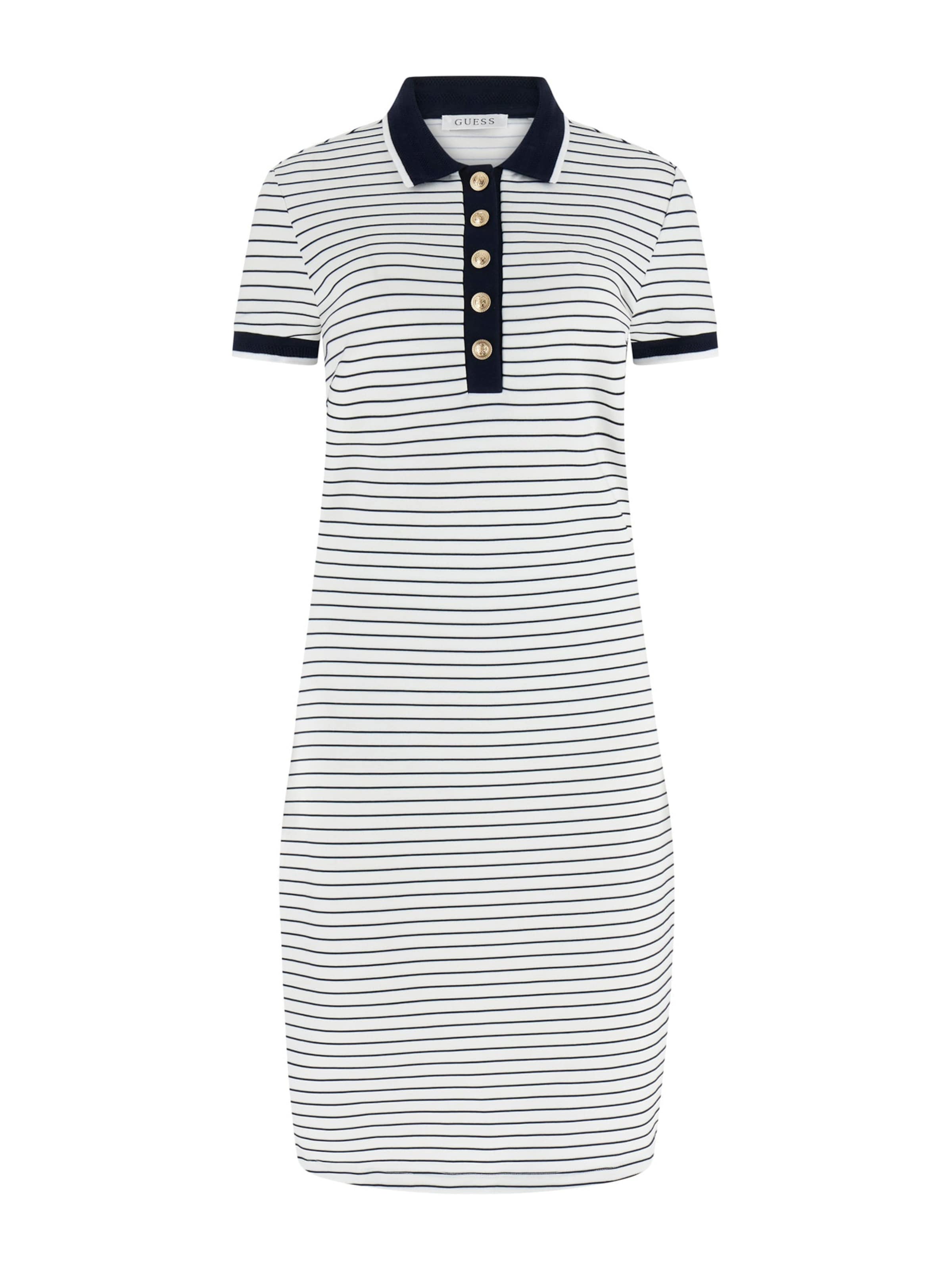 GUESS Šaty 'ALPHONSINE' - námornícka modrá / biela, Produkt