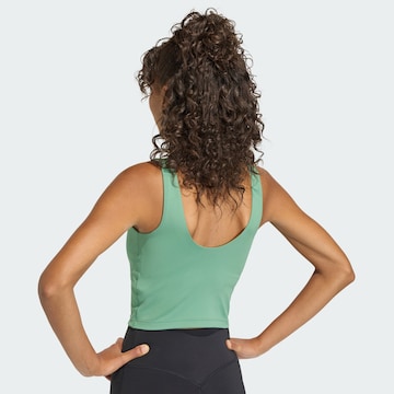 ADIDAS PERFORMANCE - Soutien Bustier Top desportivo 'Studio All Me' em verde