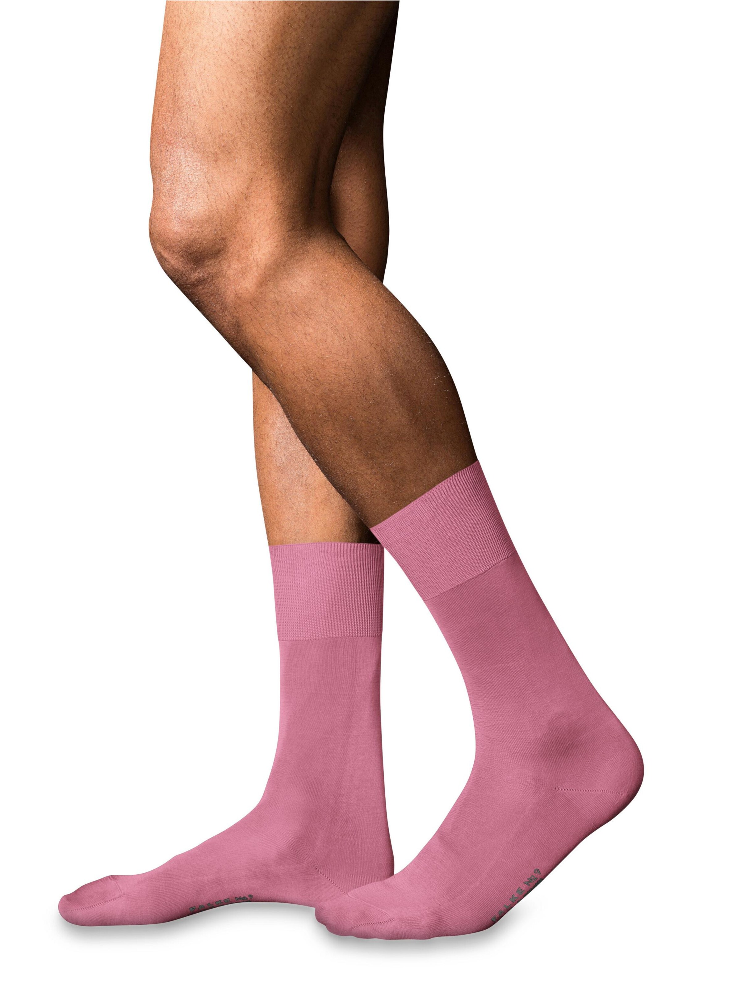 FALKE Socks 'No. 9 Pure Fil d´Écosse' in Pink