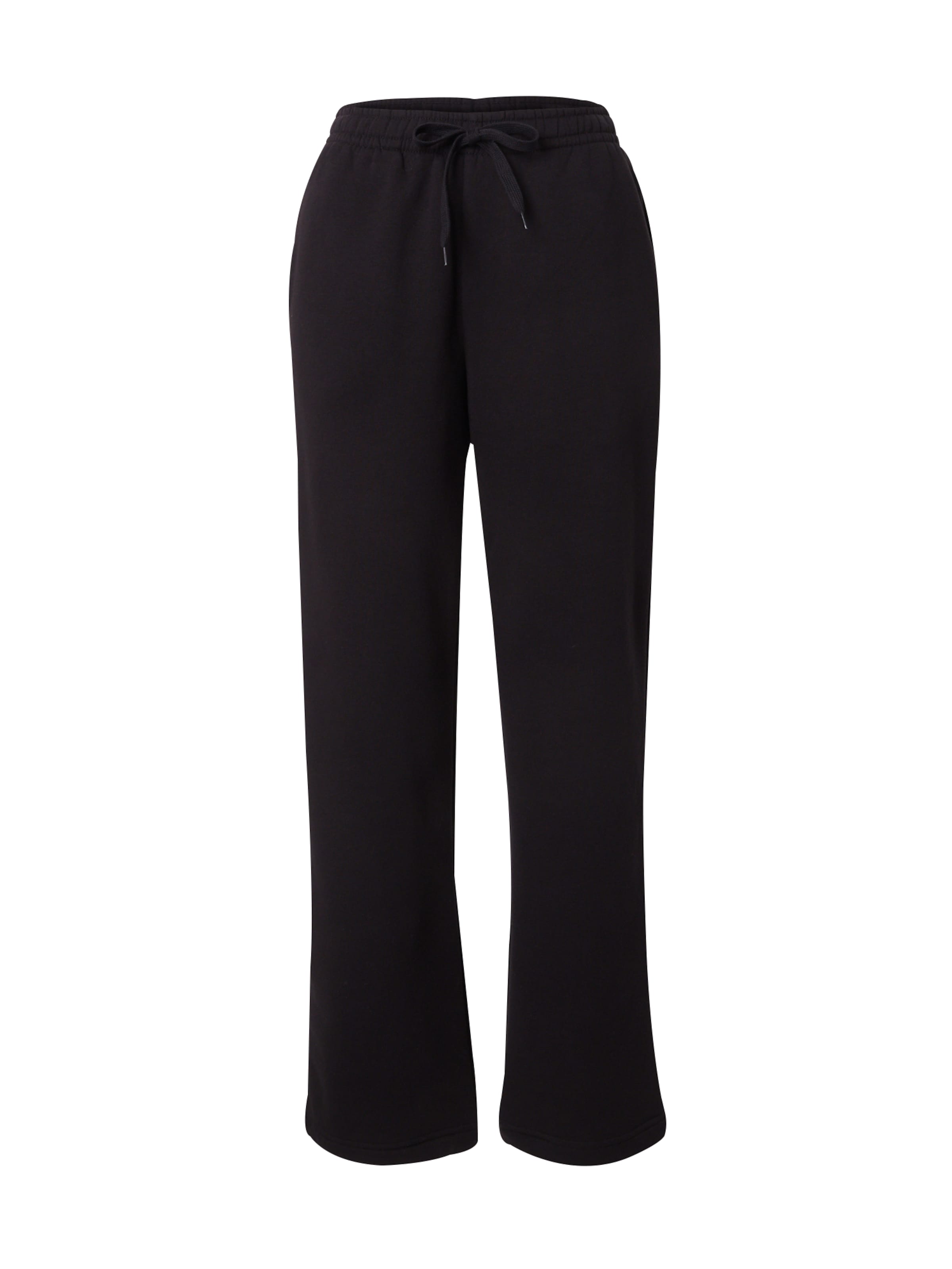 Gina Tricot Loosefit Παντελόνι σε μαύρο: μπροστά