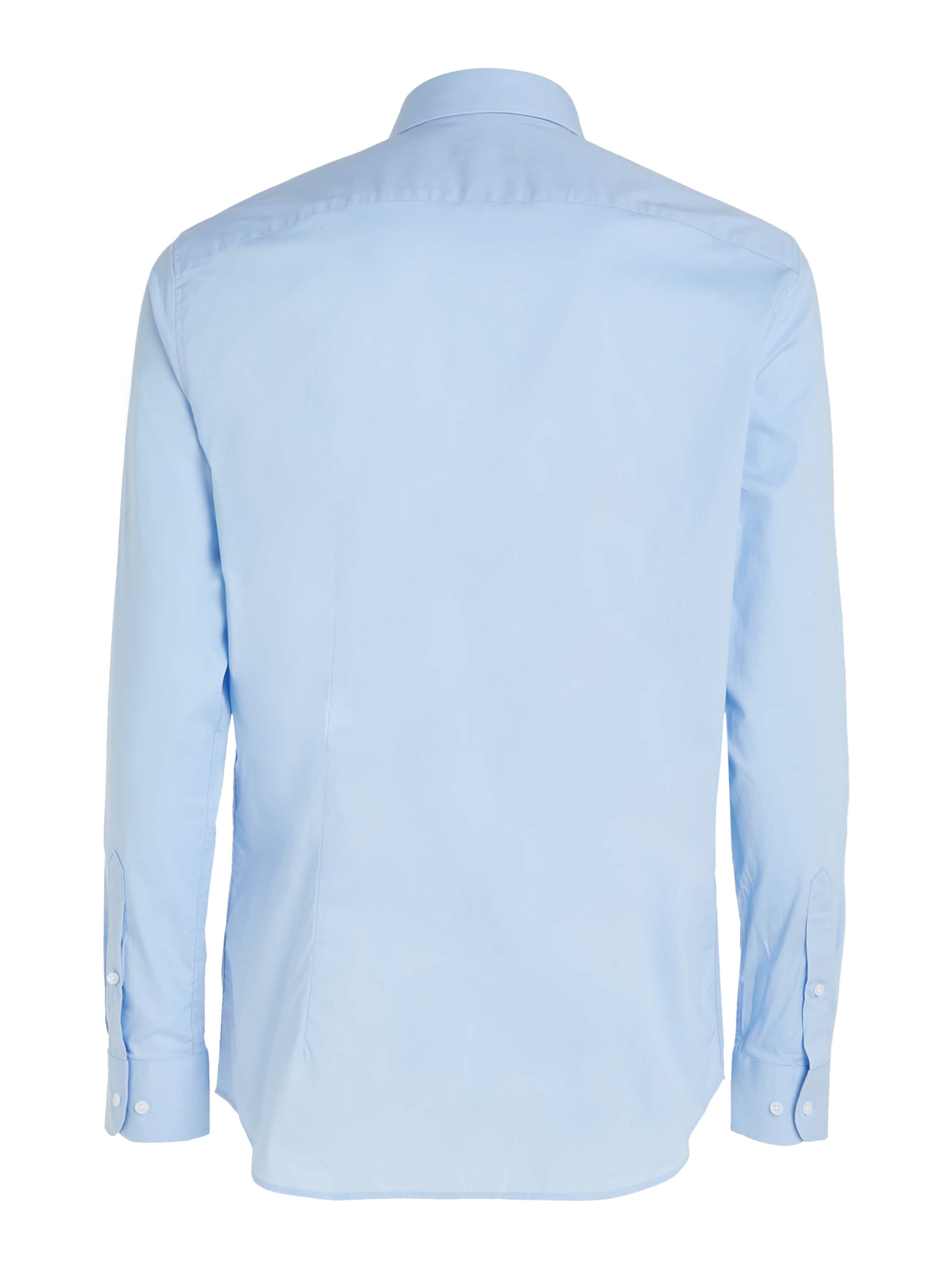 TOMMY HILFIGER Слим Рубашка 'CORE' в Синий: сзади