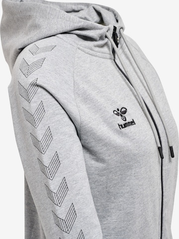 Hummel Sportsweatjacke in Grau