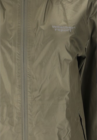 Weather Report Weatherproof jacket 'Pack'way' in Green