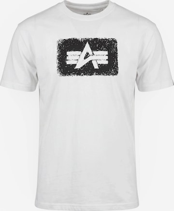 ALPHA INDUSTRIES Bluser & t-shirts i hvid: forside