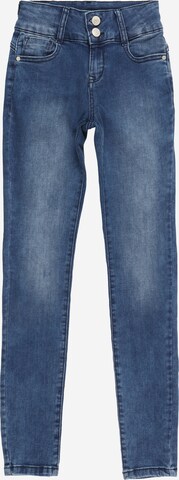 Cars Jeans Slimfit Jeans in Blauw: voorkant