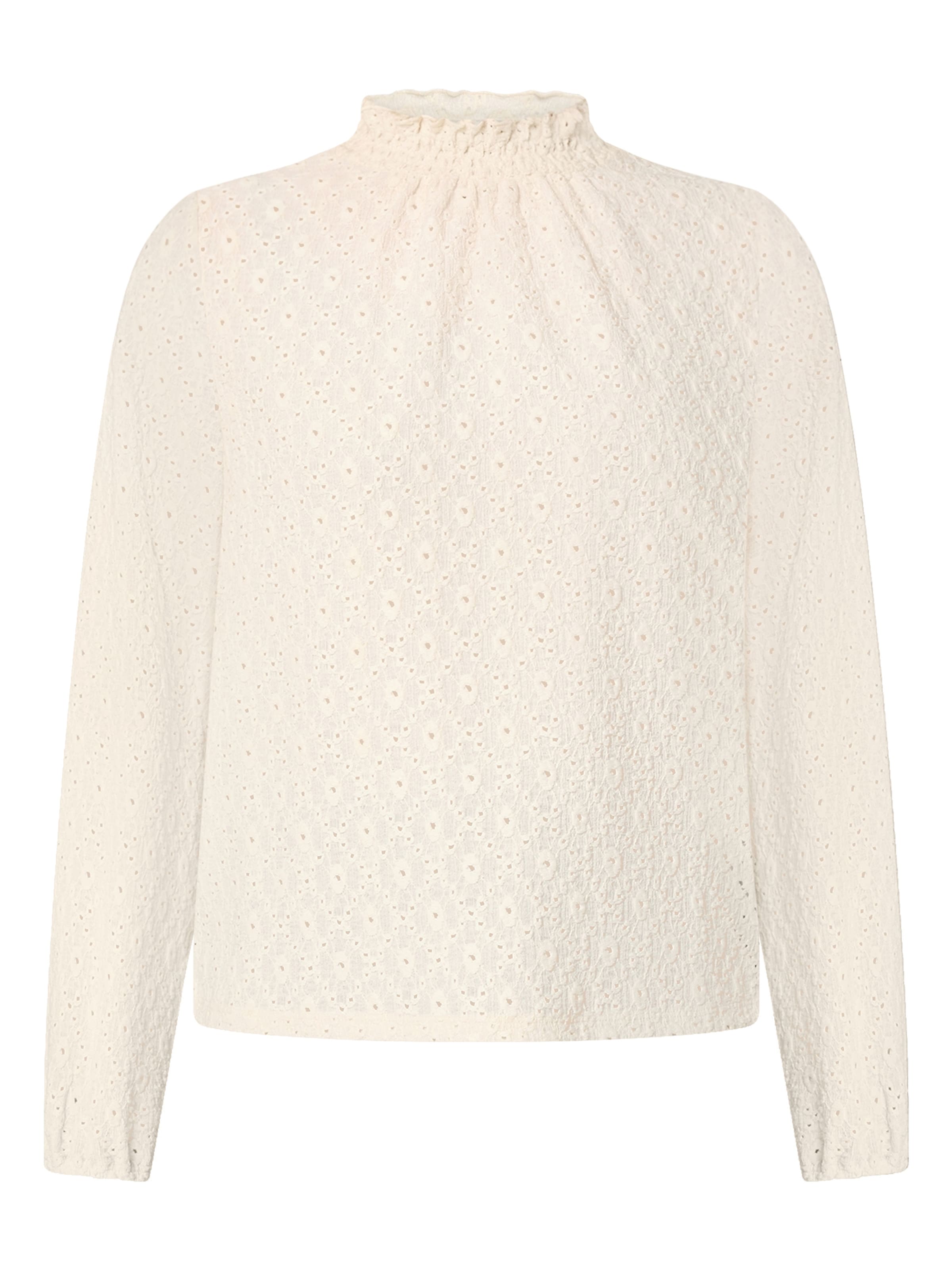 zero Blouse in White: front