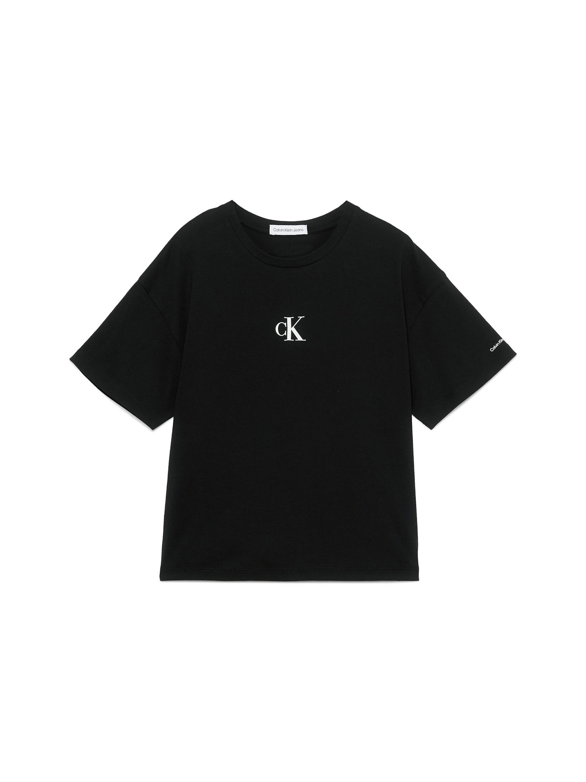 Calvin Klein Jeans Μπλουζάκι σε μαύρο: μπροστά