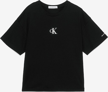 T-Shirt Calvin Klein Jeans en noir : devant