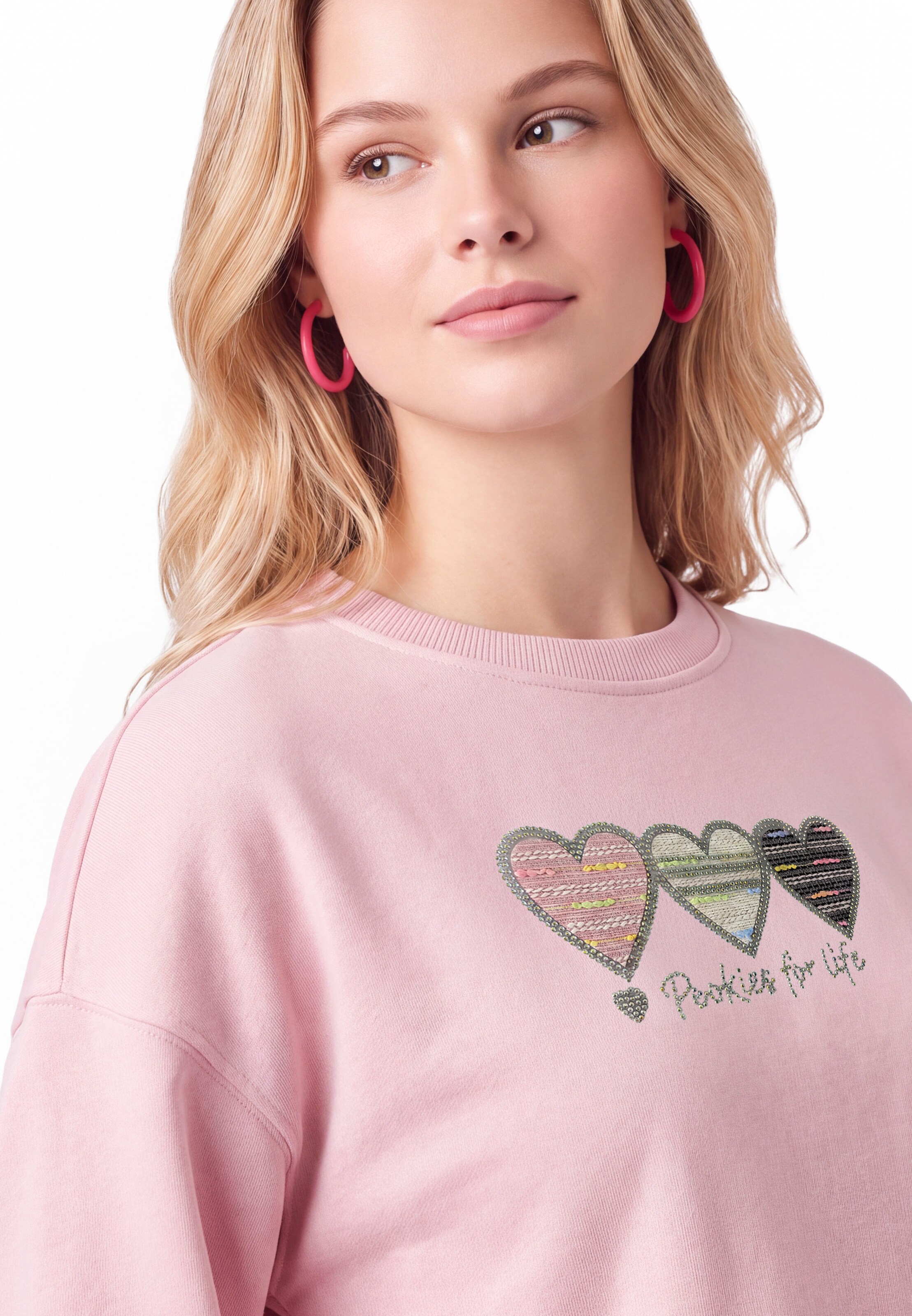 MYMO - Sweatshirt em rosa
