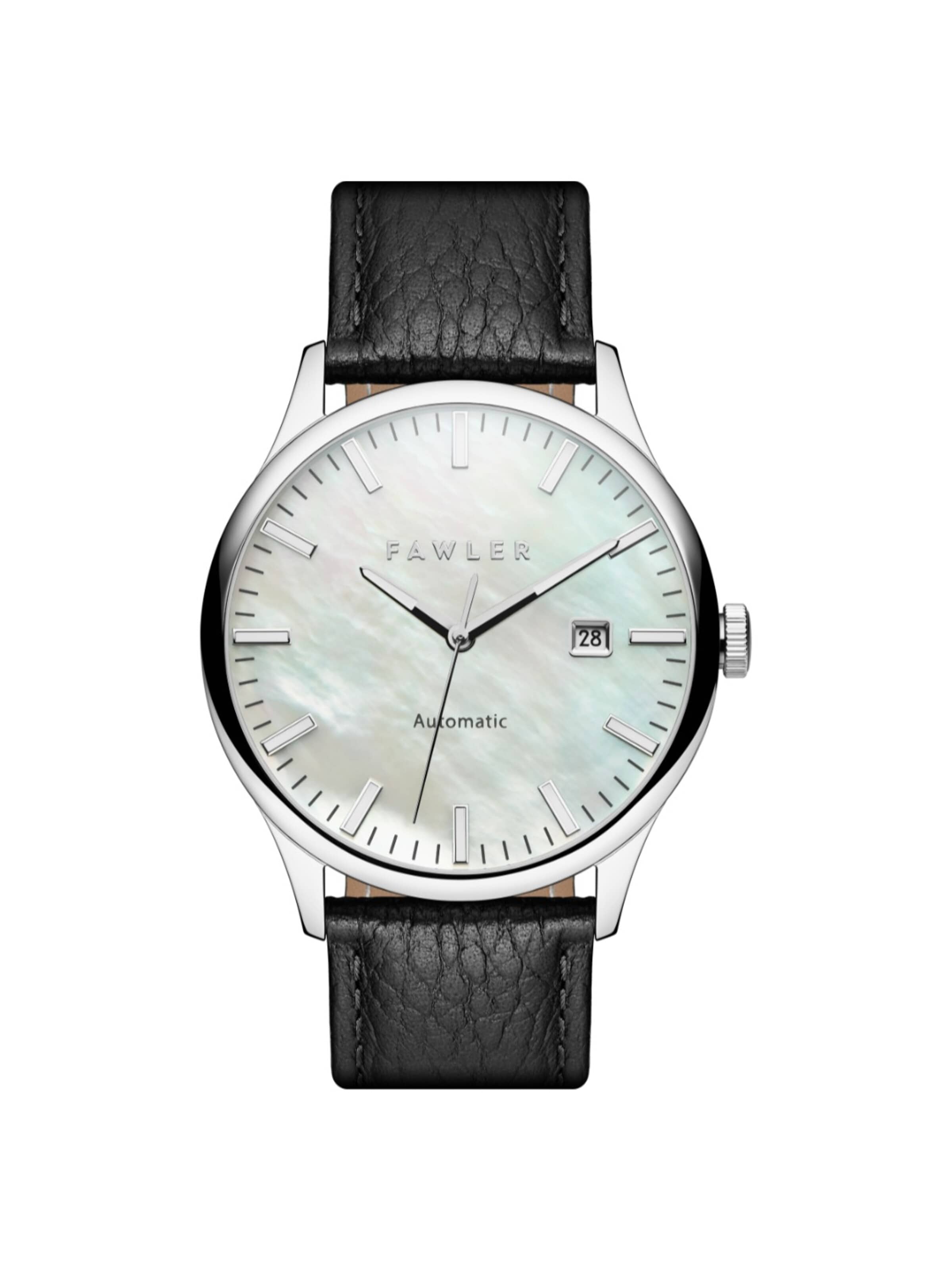 Fawler Analog watch 'Timon' in Black: front