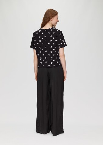 QS Shirt in Zwart