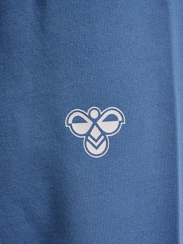 Hummel Tapered Sportbroek in Blauw