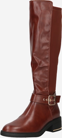 Dorothy Perkins Boots 'Kalaya' in Brown: front