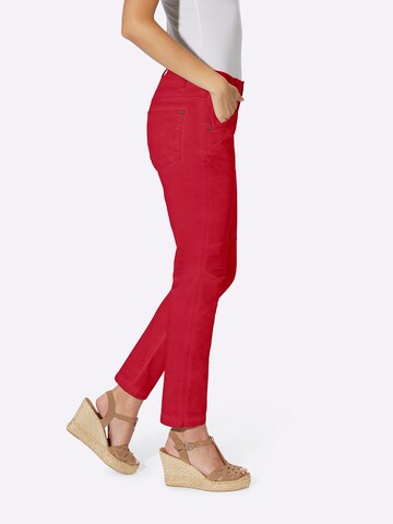 regular Jeans di heine in rosso