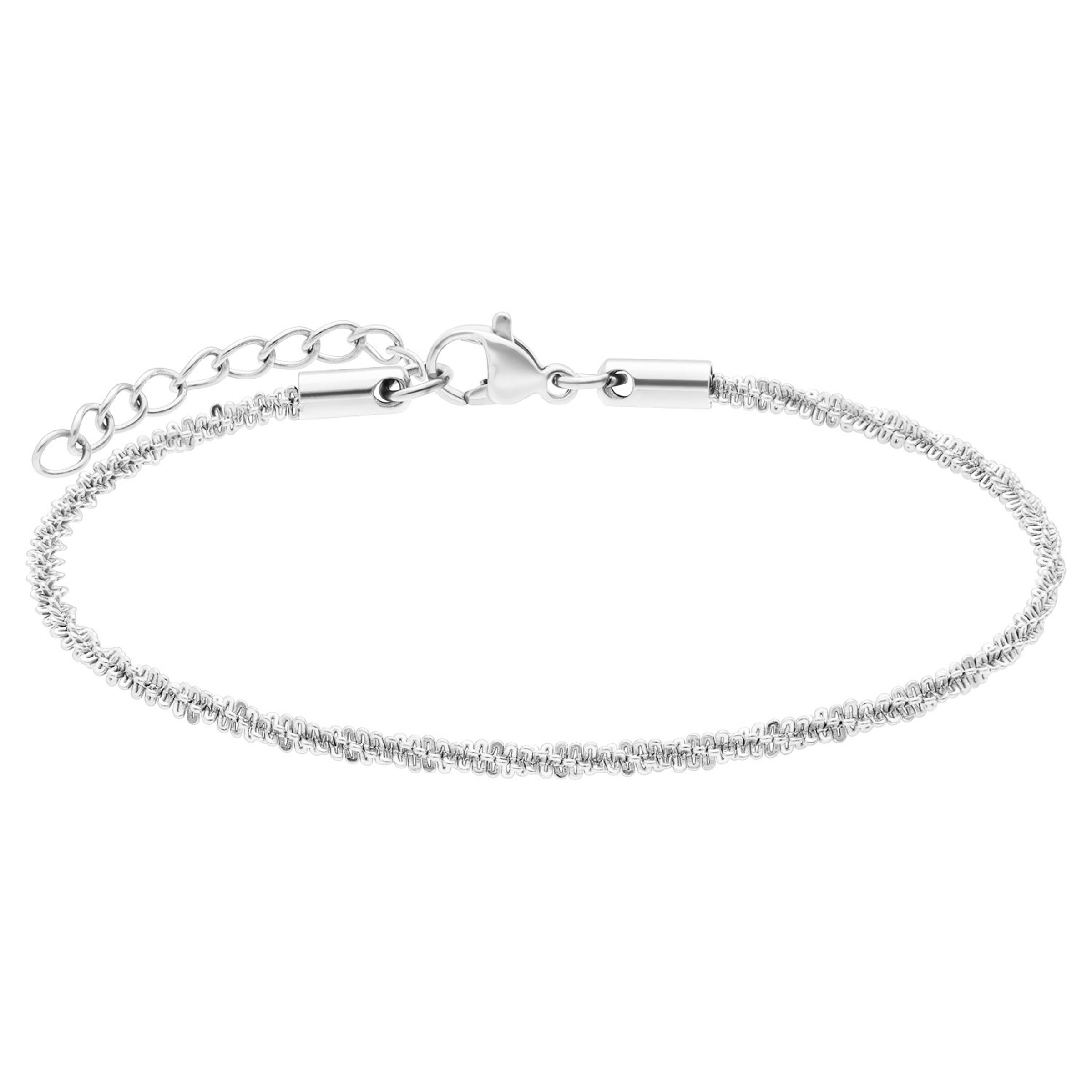 Lucardi Armband 'Essentials' in Onesize in silber, Produktansicht