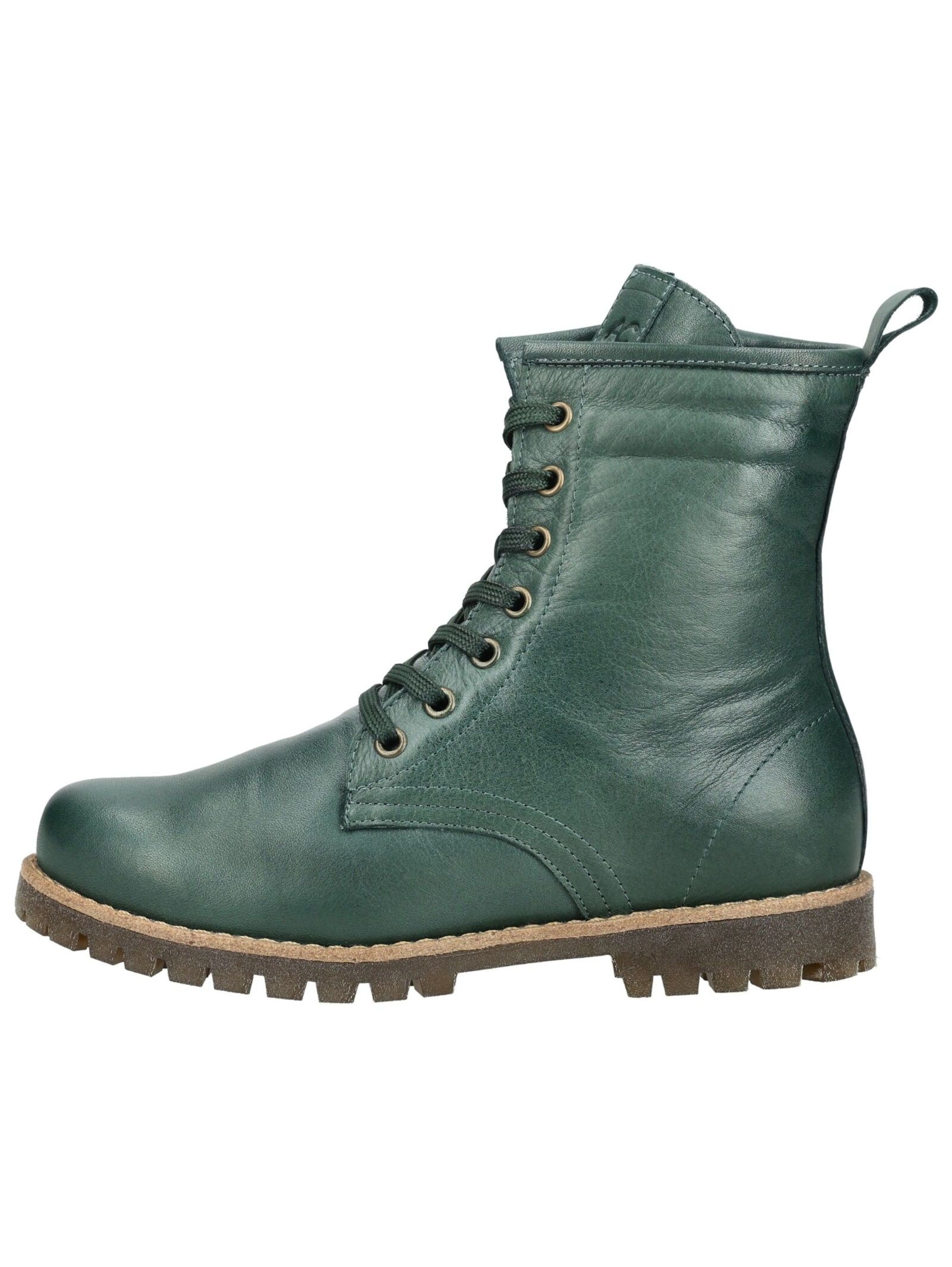 ANDREA CONTI Lace-up bootie in Green