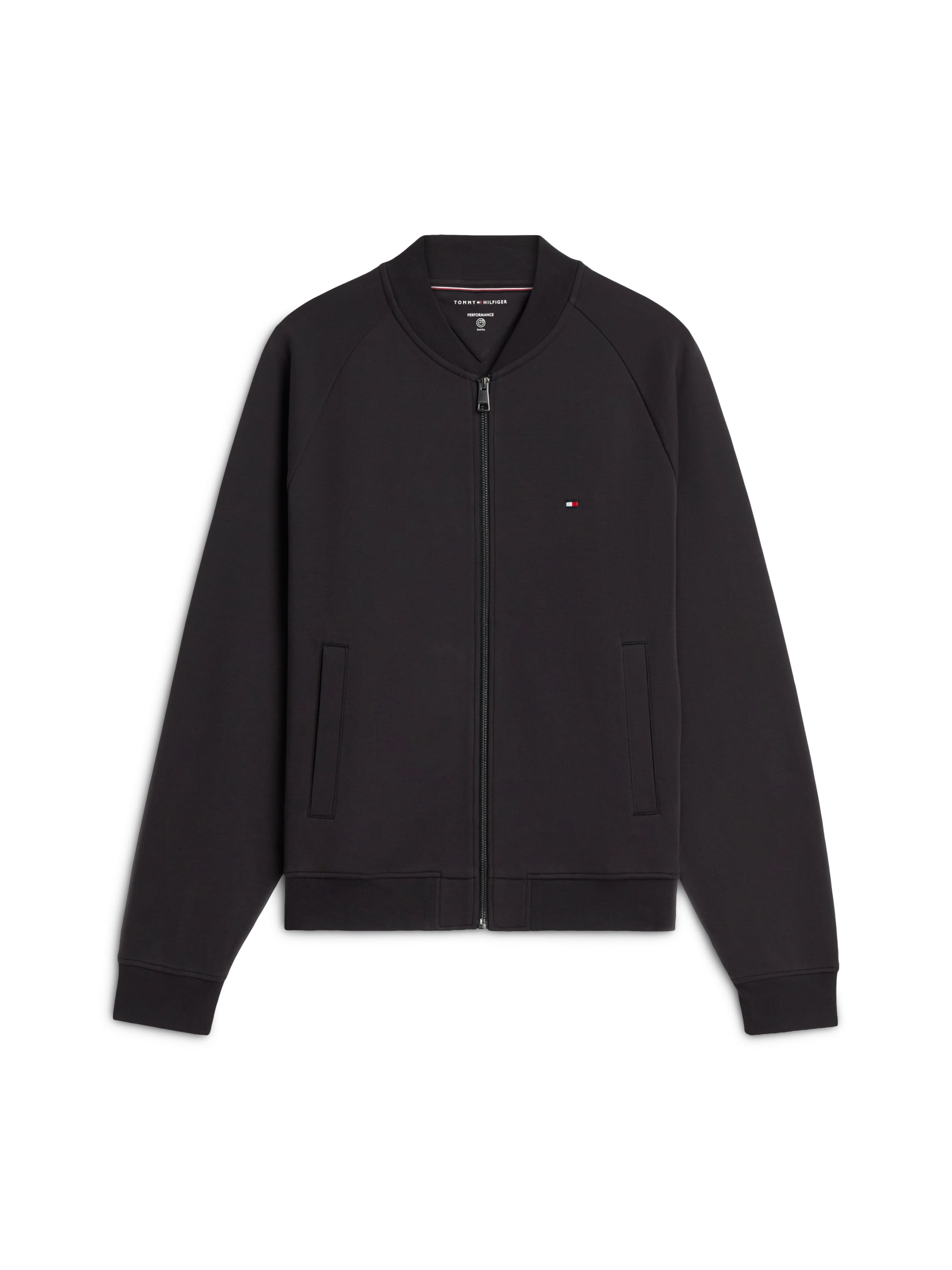 TOMMY HILFIGER Mikina 'ESSENTIAL' – černá: přední strana