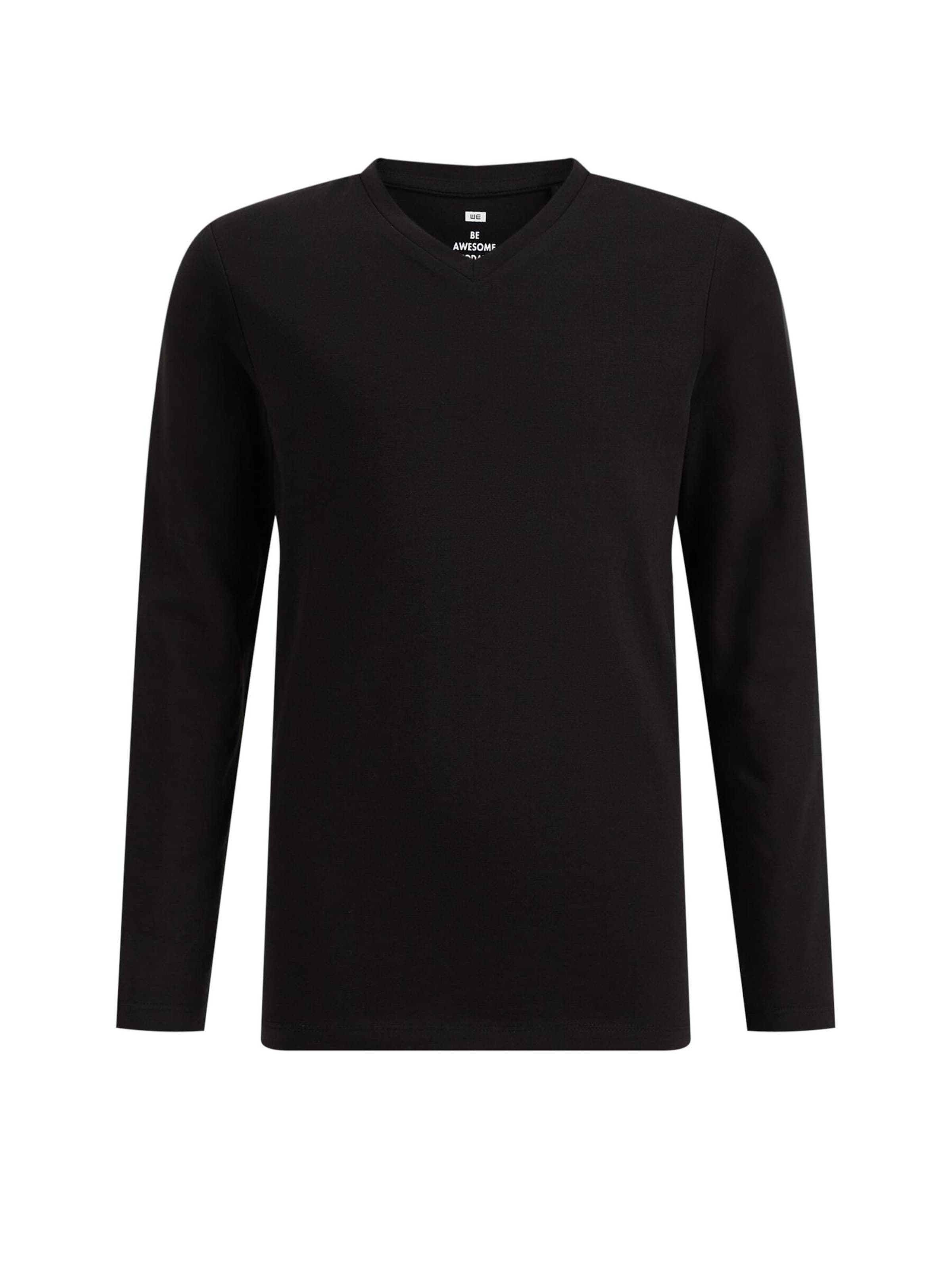 WE Fashion Μπλουζάκι σε μαύρο: μπροστά