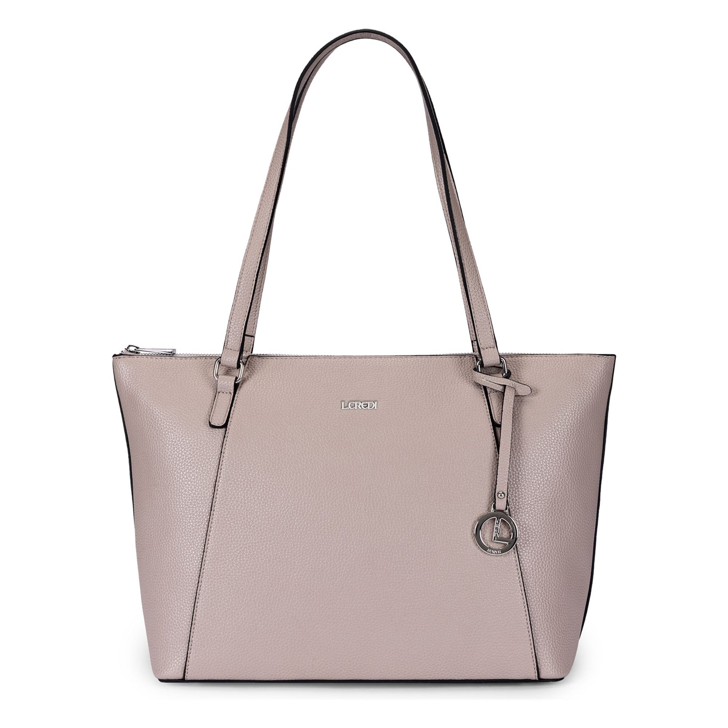 L.CREDI Shopper 'Michaela' in Beige: front