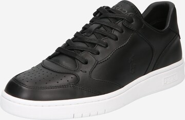 Polo Ralph Lauren Sneakers in Black: front