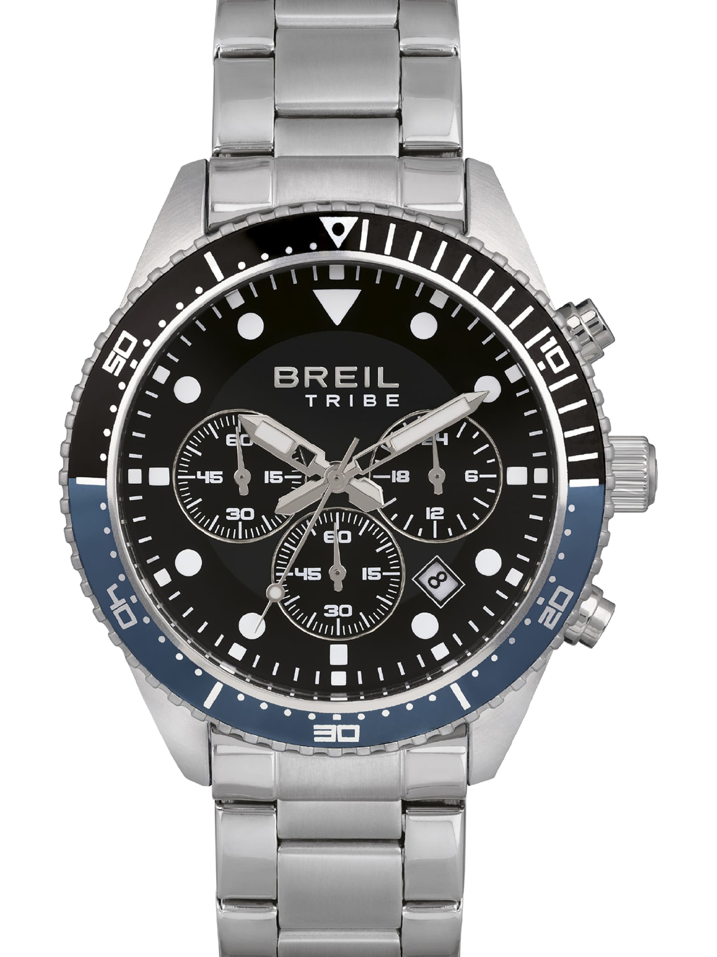 Montre à affichage analogique 'Sail' Breil en argent : devant