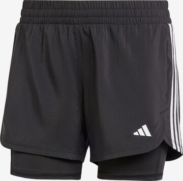 ADIDAS PERFORMANCE Loose fit Workout Pants in Black: front