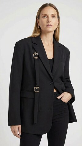 Hoermanseder Blazer 'Leoni' in Schwarz: Vorderseite