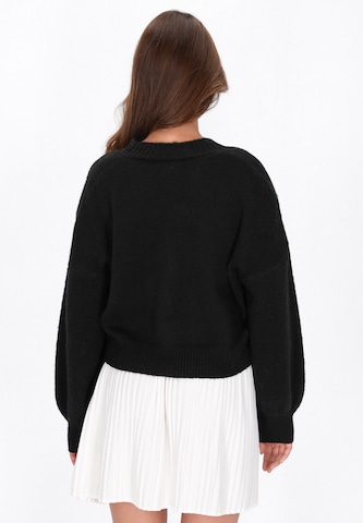 MYMO Knit cardigan in Black