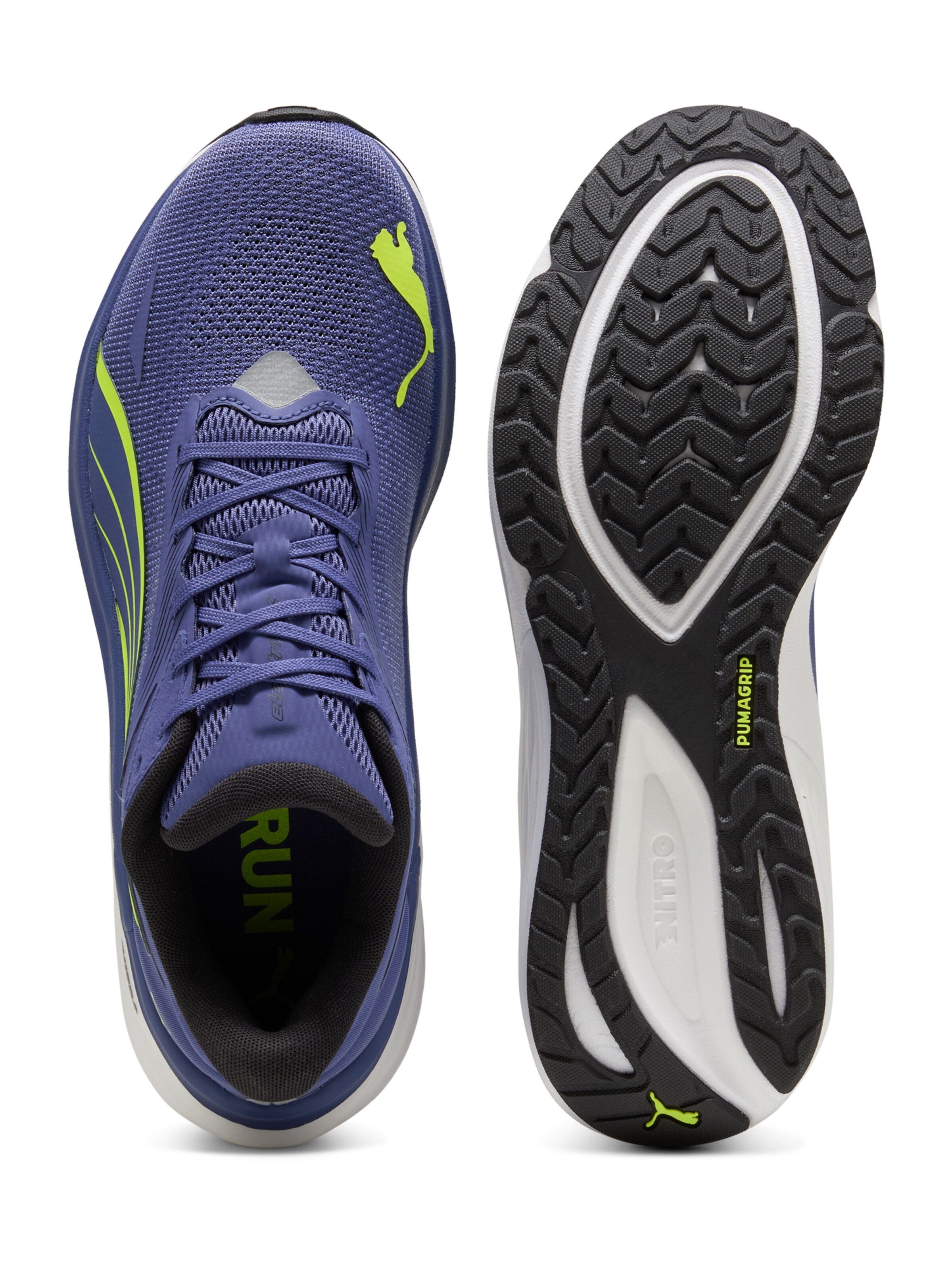 Chaussure de course 'Electrify Nitro 4' PUMA en bleu