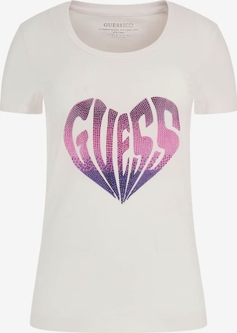 GUESS - Camisa em branco: frente