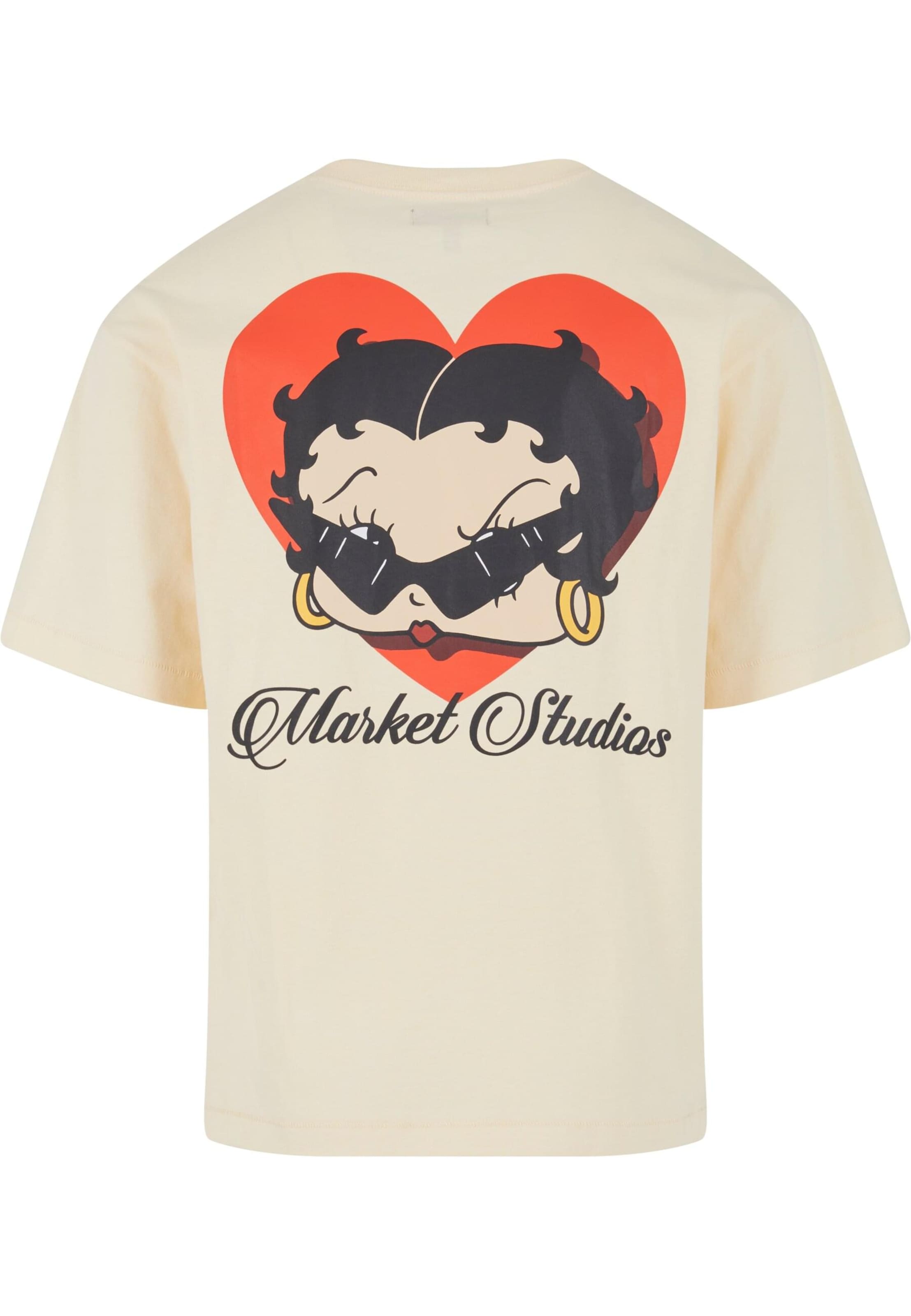 T-Shirt 'Betty Boop Sweetheart' MARKET en beige