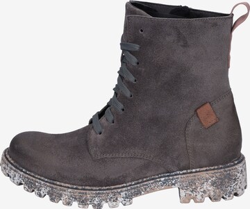 JOSEF SEIBEL Lace-Up Ankle Boots 'Marta' in Grey
