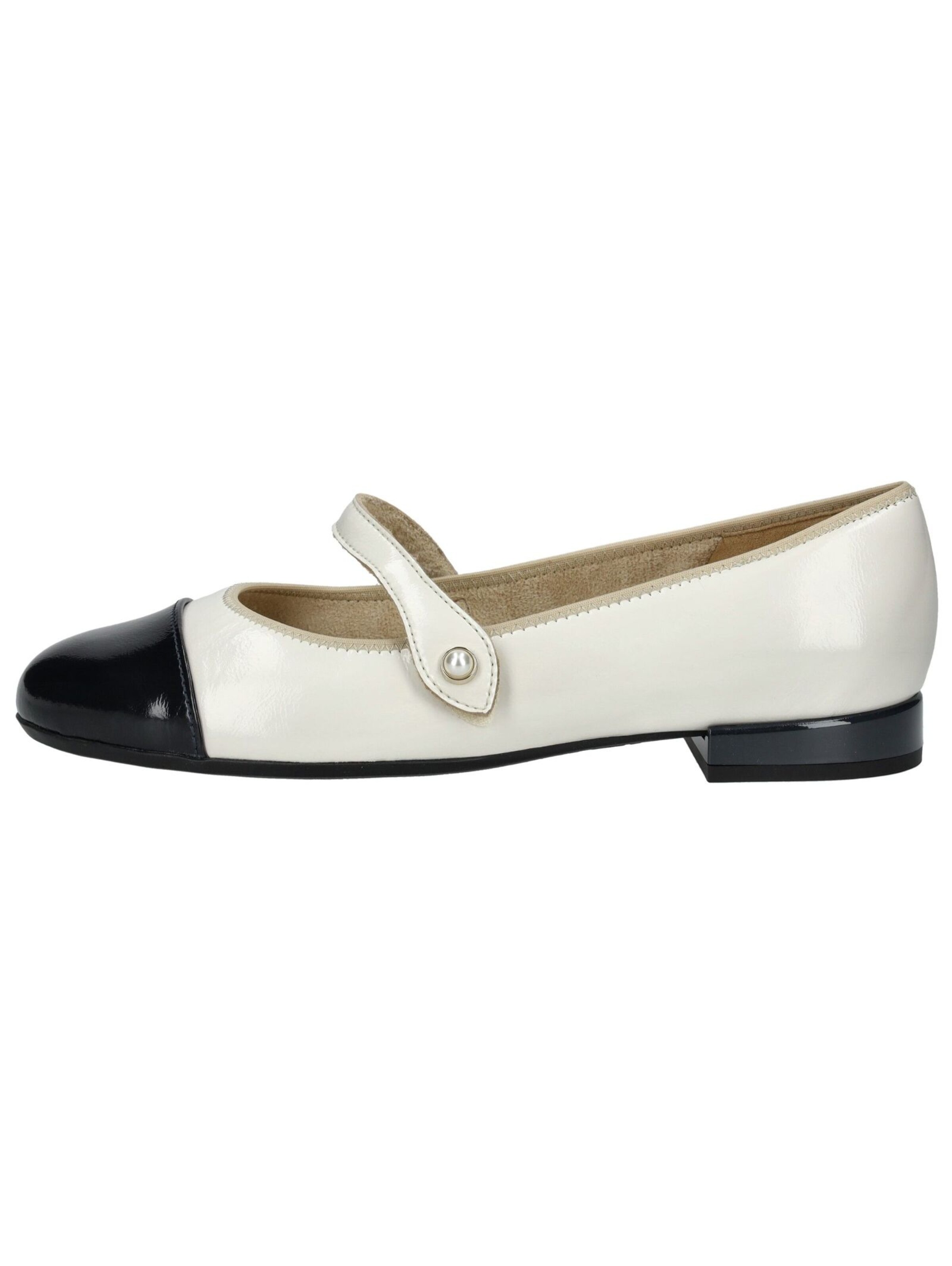 ARA Ballet Flats with Strap in Blue