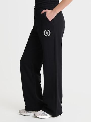 BIG STAR Wide leg Broek 'Pekina' in Zwart