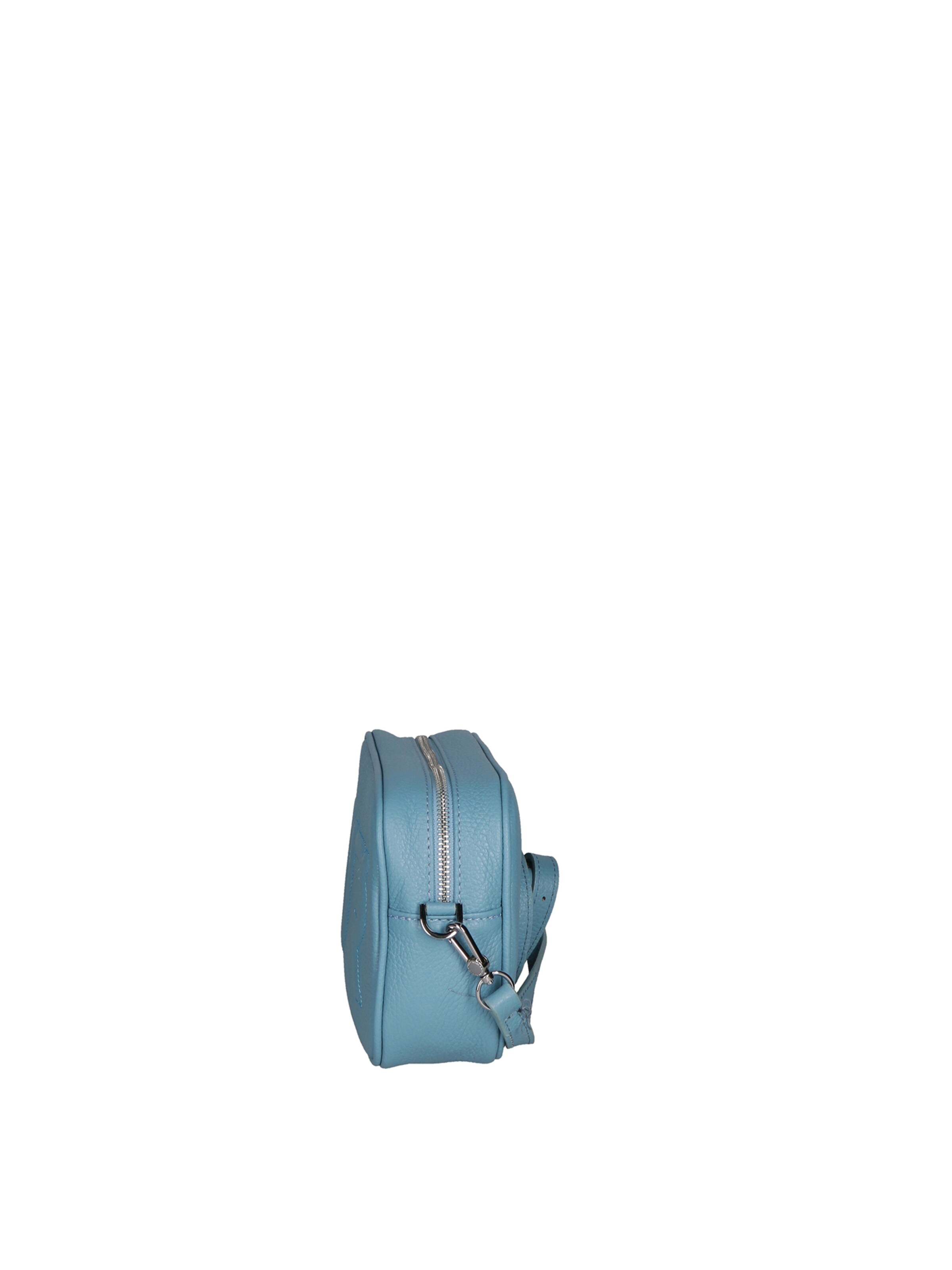 Borsa a tracolla 'Borsa a Tracolla Donna Pelle Virginia Rhinè Zip' di Virginia Rhinè in blu