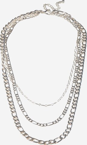 Monki Necklace in Silver: front