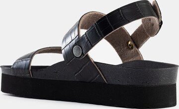 Bayton Sandal 'Almeria' in Black