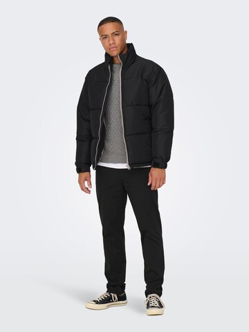 Veste d’hiver 'CATCH' Only & Sons en noir