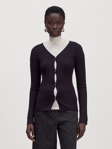 EDITED Pletena jopa 'Davi' | črna barva: sprednja stran