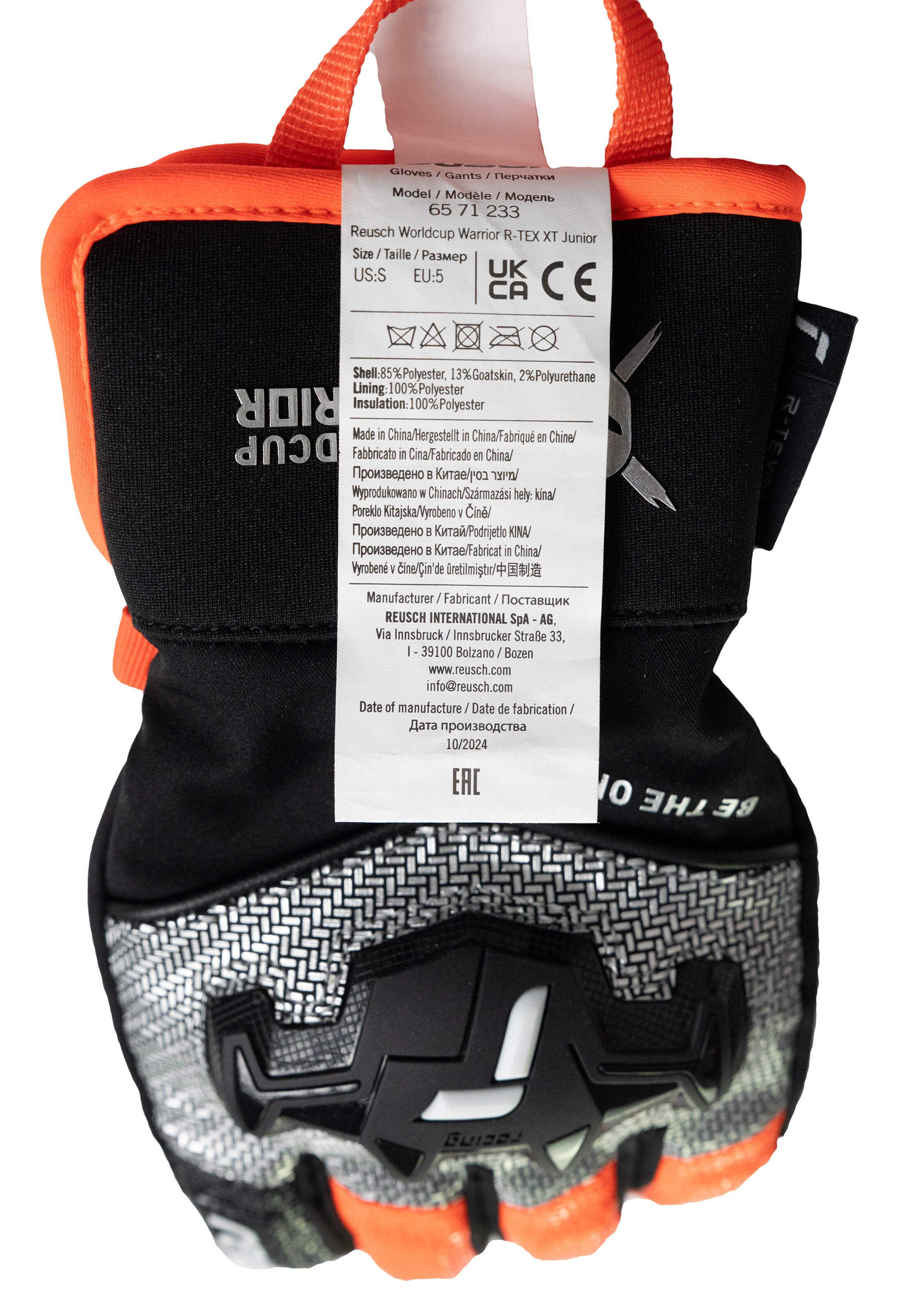 REUSCH Sporthandschoenen 'Worldcup Warrior R-TEX® XT' in Grijs