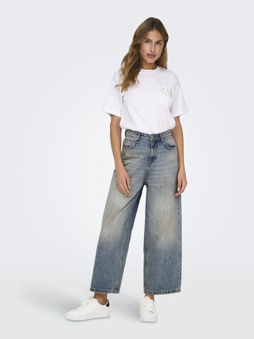 Wide Leg Jean 'LAFAYETTE' ONLY en bleu