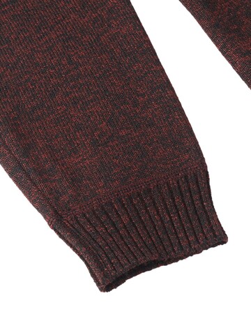 ALLTHEMEN Knit Cardigan in Red