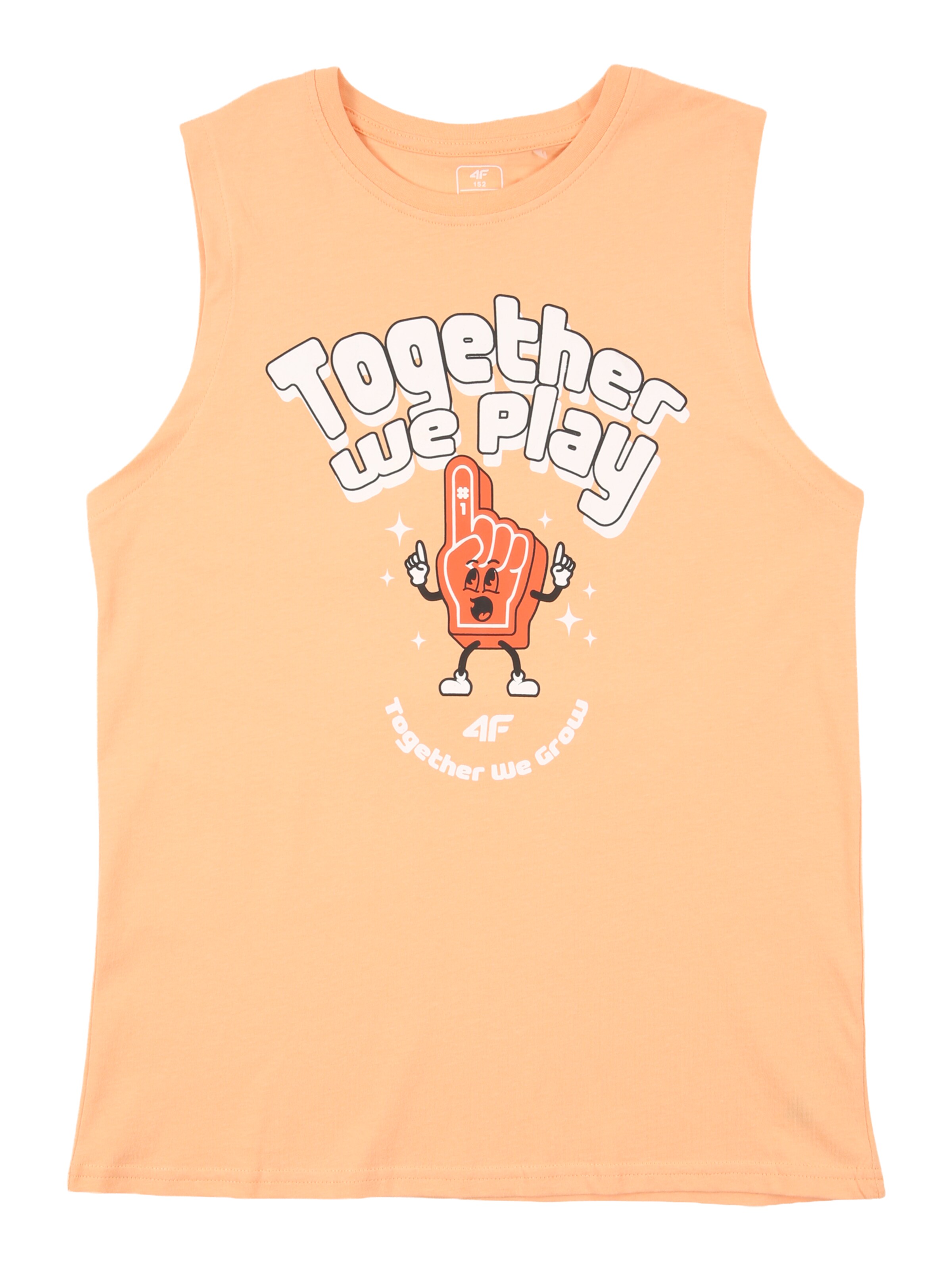 4F Junior - Camisa funcionais em rosa: frente