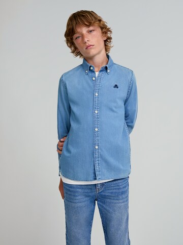Scalpers Regular Fit Hemd 'Alpha' in Blau