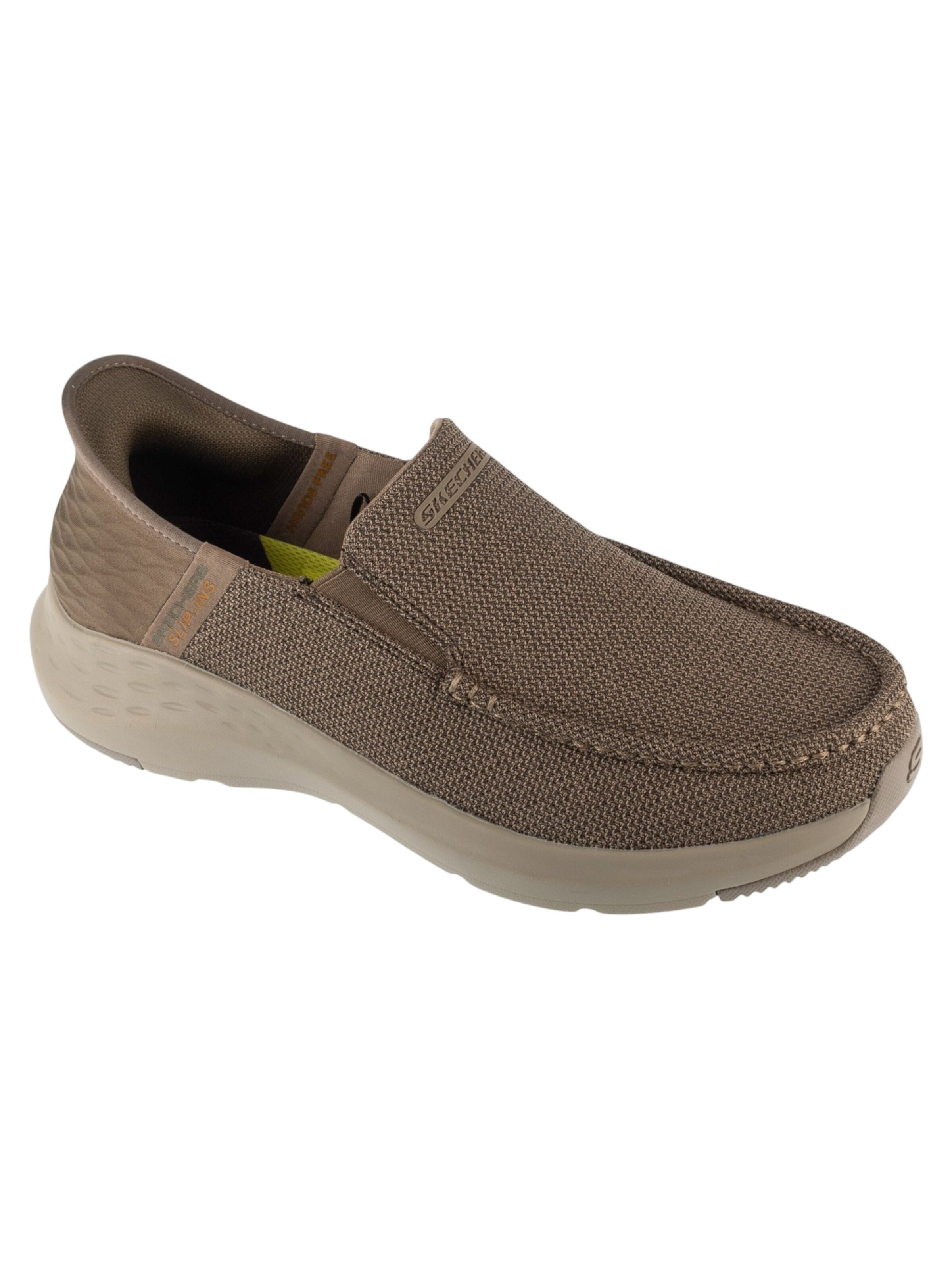 SKECHERS Sportlicher Schnürschuh 'Slip-Ins Parson - Ralven'‌‌‌‌‌‌ in Beige: Vorderseite